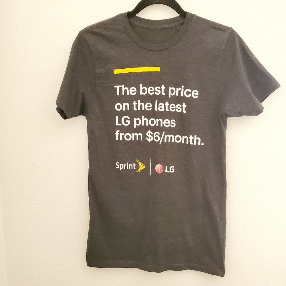 Promo tee for Sprint & LG mobile service•sz.Sm EUC